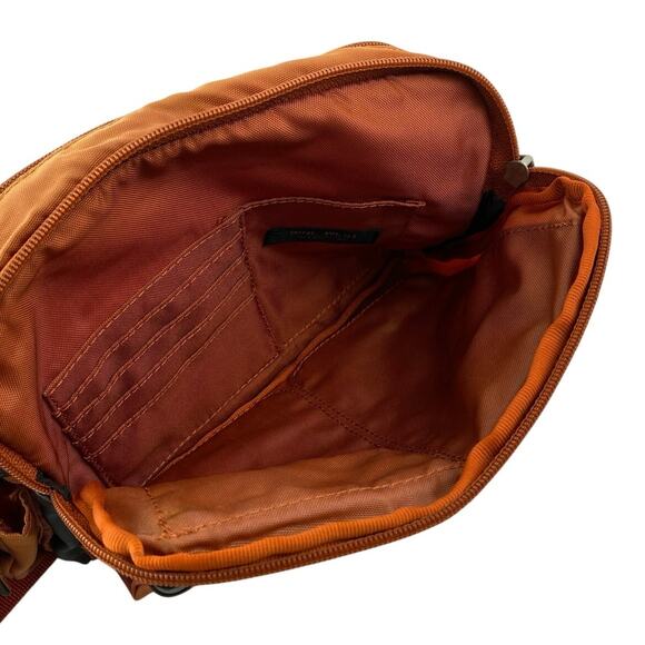 Nine West Unisex Coral Nylon Messenger Pockets Adjustable Crossbody Handbag OS - Picture 8 of 11